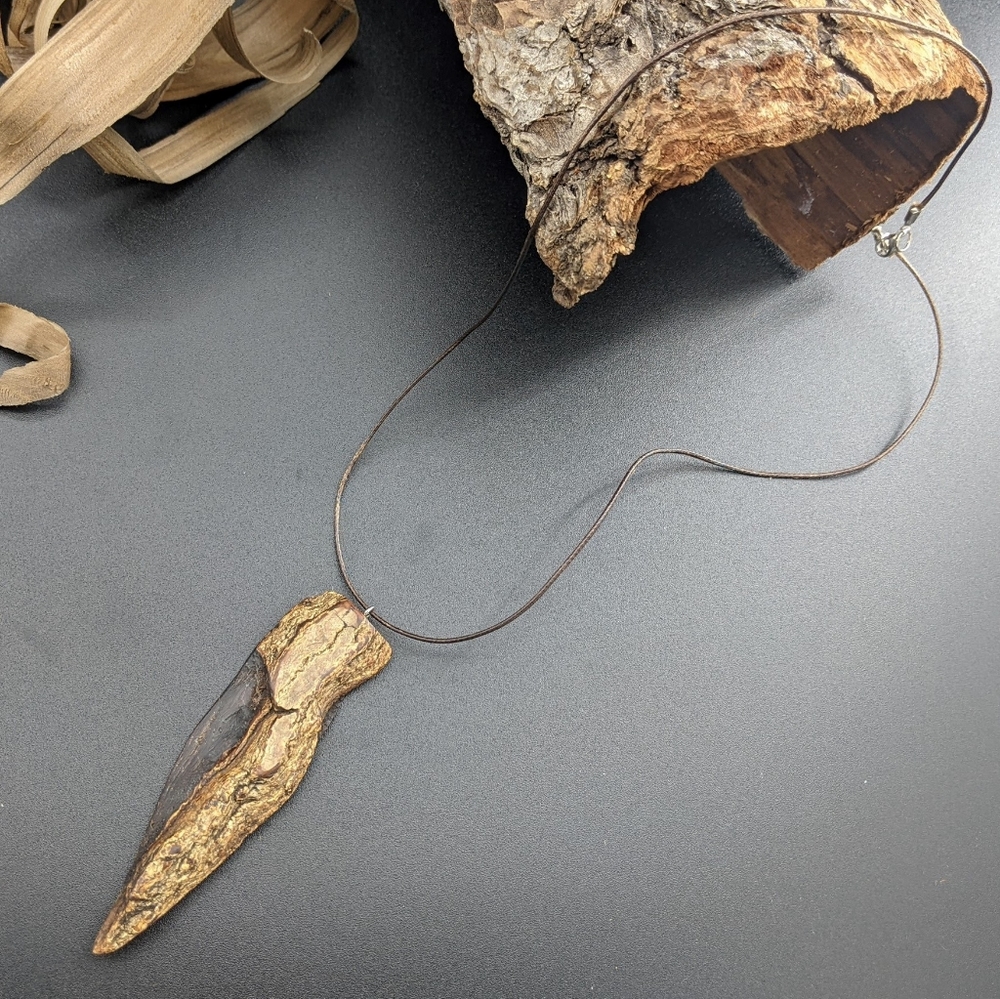 Wooden Necklace Here Wood jewelry rustic